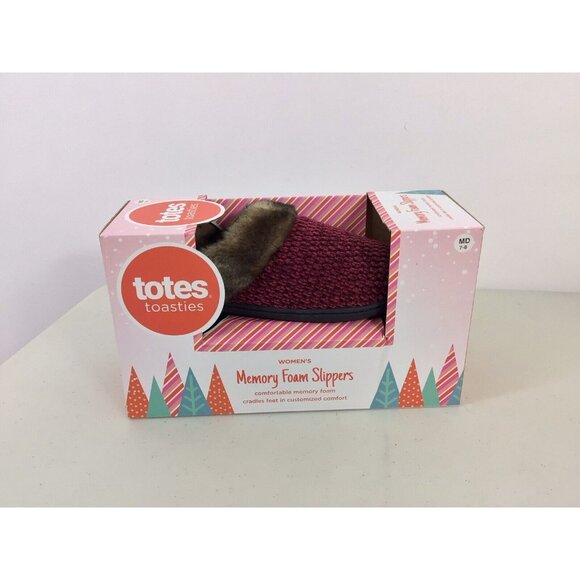 Totes Slippers Memory Foam Womens 8 NEW - Picture 6 of 6